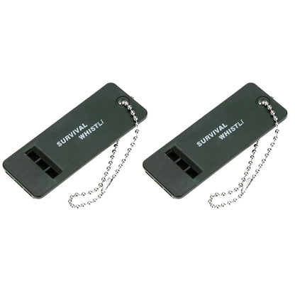 10-1PC 3-Frequency Emergency Whistle – Portable Safety Whistle for Hiking, Camping and Mountaineering