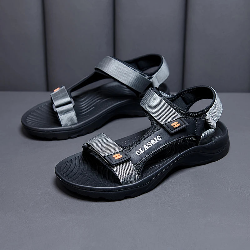 Outdoor Herensandalen – Waterbestendige Gladiator Slippers met Boogsteun, Antislip Rubberzool en Open Teen