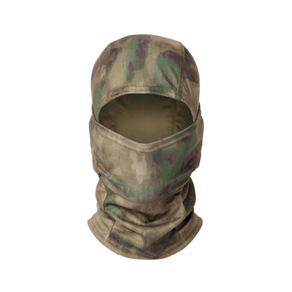 Camouflage Balaclava Hoed voor Fietsers & Jagers – Volledige Gezichtsmasker voor Buiten, Skiën, Motorhelm Binnenmuts