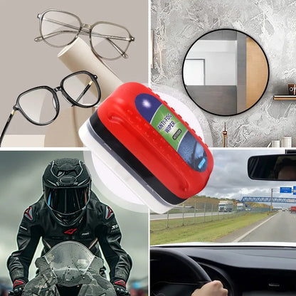 Car Window Glass Fog Repellent – Ontwasemingscoating & Olie Film Verwijderaar met Reinigingsborstel