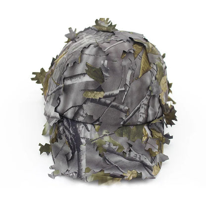 Camouflage Jagd- und Angelmütze – Outdoor-Sportmütze mit Maske und Schal für Airsoft, Wandern und Angeln