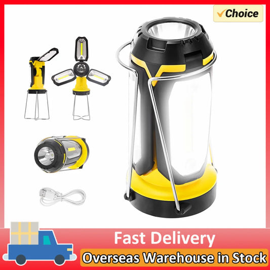 Outdoor LED Camping Lamp | 6 Lichtmodi | USB Oplaadbaar | Noodverlichting