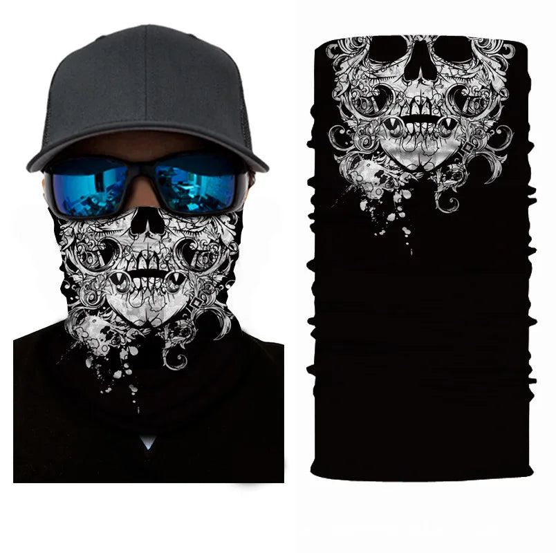 Fiets Bandana Sjaal – Naadloze Tactical Nekhoes & Balaclava – Fiets-, Ski- & Motor Masker voor Mannen – Outdoor Hiking & Vissen