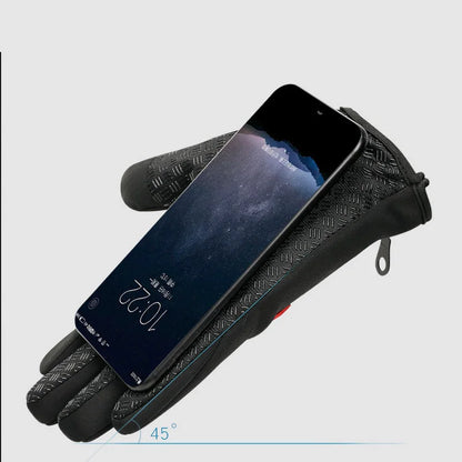 Winter Fietshandschoenen met Touchscreen – Waterdicht & Antislip voor Heren & Dames | Outdoor, Motor & Ski