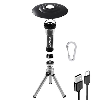 LED Camping Lamp | Oplaadbare 2600mAh Zaklamp & Lantaarn | Waterdicht & Compact