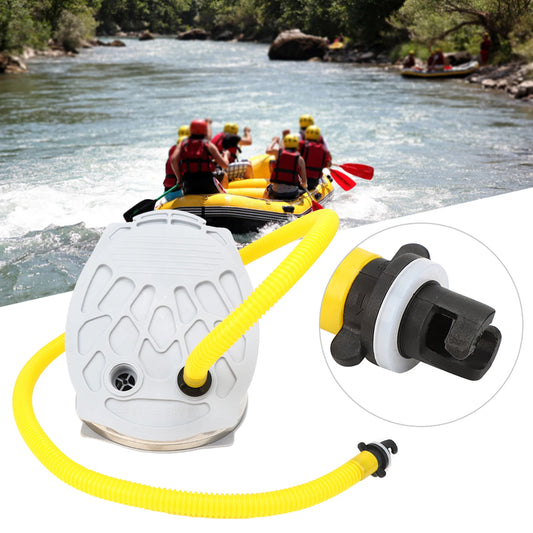 Speedboot Vispomp Voetpomp Luchtpomp voor Opblaasbare Matras, Boot, Zwembad en Speelgoed