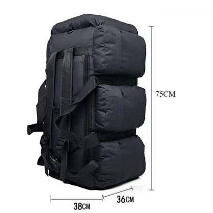 100L Grote Camping Rugzak en Duffeltas - Outdoor Reistas voor Hiking, Trekking, en Weekendtrips