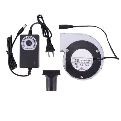 12V BBQ Ventilator | 6000RPM | Variabele Snelheidsregeling | Turbo Blower voor Grill, Houtkachel & Outdoor Koken
