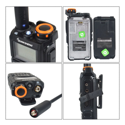 Quansheng UV-K5 Walkie Talkie – VHF/UHF 136–174 MHz, 400–470 MHz, 50–600 MHz RX, DTMF VOX FM, tragbares Radio