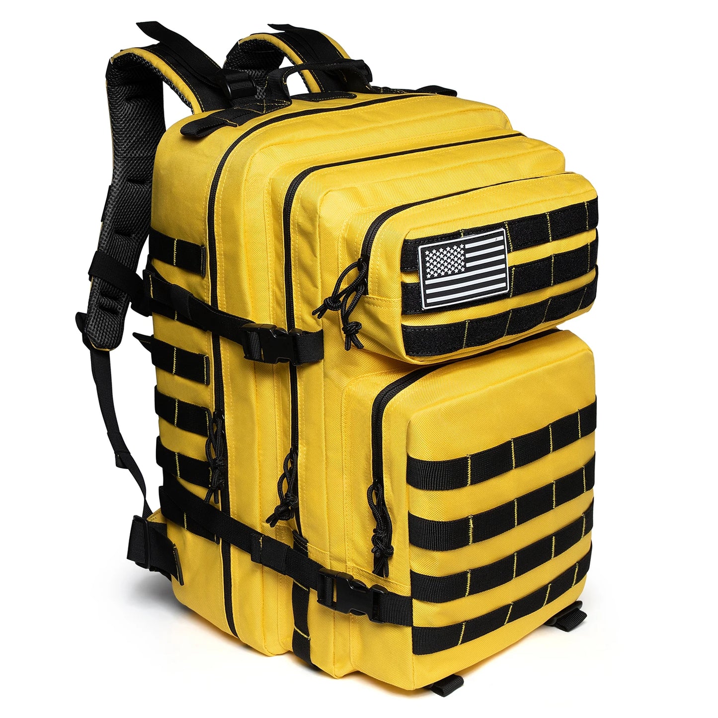 45L Tactische Rugzak met Molle – Grote Outdoor Backpack voor 3 Dagen Hiking, Trekking & Kamperen