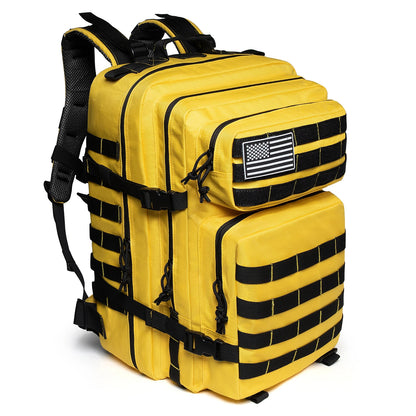 45L Tactische Rugzak met Molle – Grote Outdoor Backpack voor 3 Dagen Hiking, Trekking & Kamperen