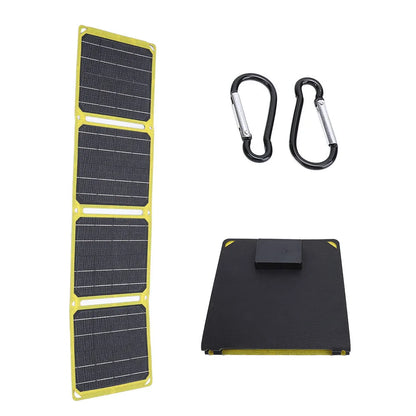 40W Opvouwbaar Zonnepaneel | USB + PD QC 3.0 | Draagbare Oplader voor Telefoon & Powerbank