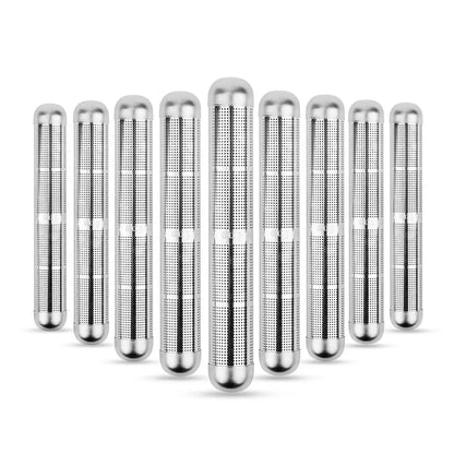 2 Stück Edelstahl Alkalisches Wasser Stick – PH Balance Wasserreiniger mit Negativ-Ionen-Filter