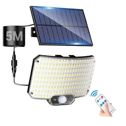 Superheldere Solar Bewegingssensor Lamp – Waterdichte IP65 LED Tuin- en Muurverlichting met 3 Werkstanden