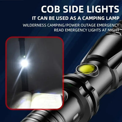 LED Zaklamp Honkbalknuppel – Waterdichte Superheldere Zelfverdedigingstool voor Auto, Camping & Survival