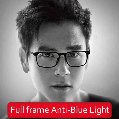 Pure Titanium Multifocale Leesbril – Anti-Blauw Licht, Automatische Aanpassing, Unisex Bril voor Dichtbij en Veraf