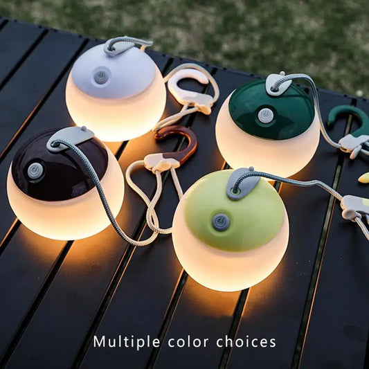 Camping Lantaarn met Haak | Oplaadbare LED Tentlamp | 4 Lichtmodi | Draagbare Outdoor Lantaarn