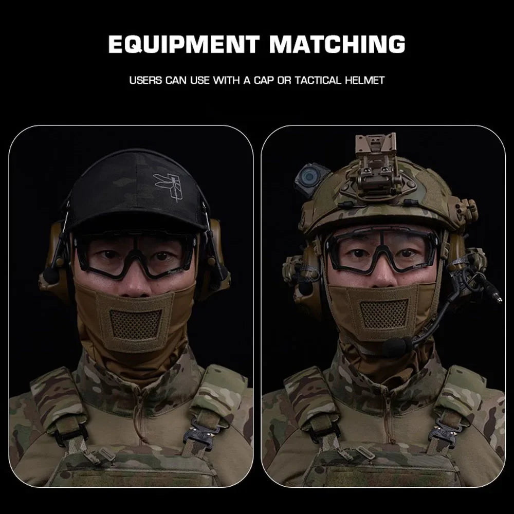 Tactisch Airsoft Masker – Full Face Balaclava | Beschermende Headgear voor Paintball & Outdoor Sporten