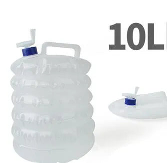Vouwbare Wateropslag Fles 5L-15L – Draagbare Opvouwbare Fles, Water- en Sapdispenser voor Kamperen & Outdoor Activiteiten