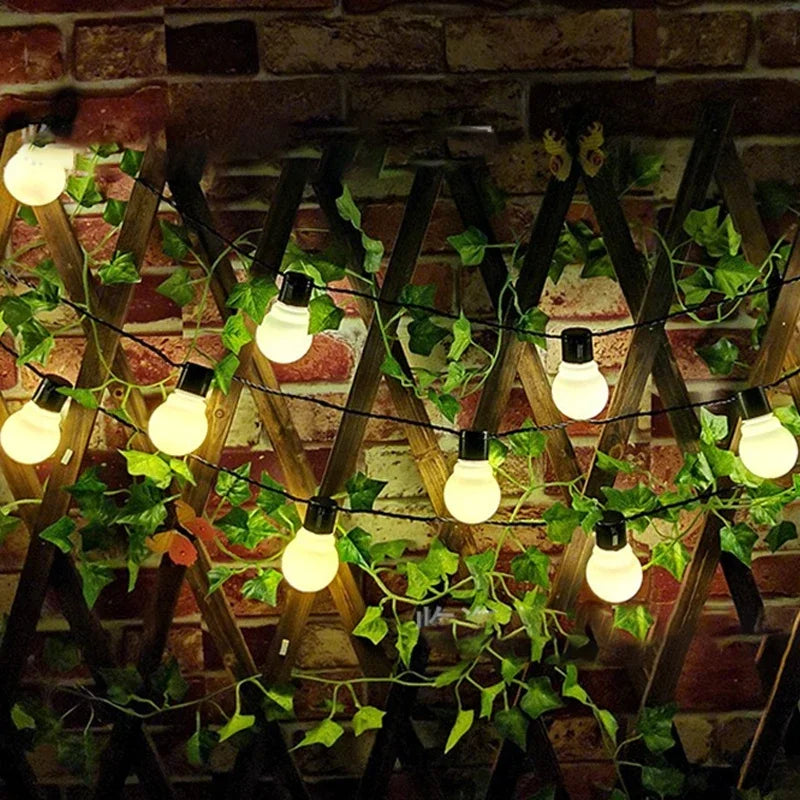 5/7/12 m LED-Kugel-Solar-Lichterkette – wasserdichte Beleuchtung für Party, Hochzeit, Garten und Terrasse