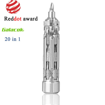 S1 Mehrzweck-Schraubendreher-Set – Tragbares Kombinationsset mit magnetischen Kreuzschlitz- und Torx-Bits für Reparaturen im Haushalt