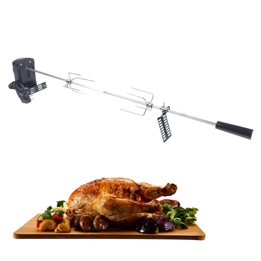 Elektrische BBQ Grill Spit Roaster – Outdoor Rotisserie Kit met 120 cm Kabel