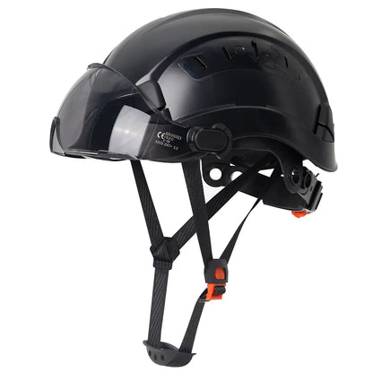 CE Veiligheidshelm met Bril – Ademend ABS Bouwhelm voor Bouw, Industrie & Redding