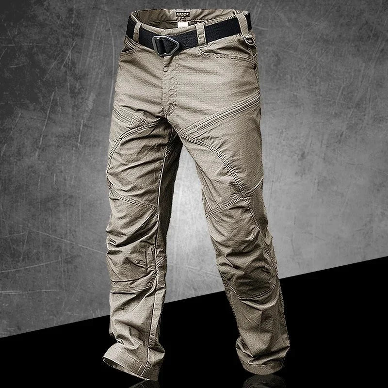 Heren Stretch Hiking Broek – Waterafstotende Ripstop Cargo Broek met Multi-Zakken, Lichtgewicht en Tactisch