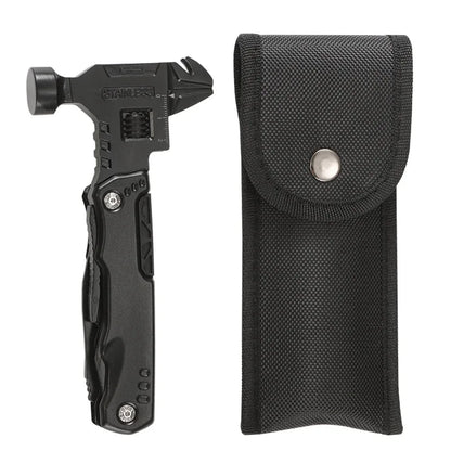 Multifunctionele Moersleutel Hamer Mes Tang | Outdoor Camping Survival Tool | RVS Multi-tool Zakmes