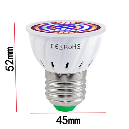 LED-Wachstums-Vollspektrumlampe – E27 E14 GU10 MR16 220 V Hydrokultur- und Wachstumslampe für Zimmerpflanzen