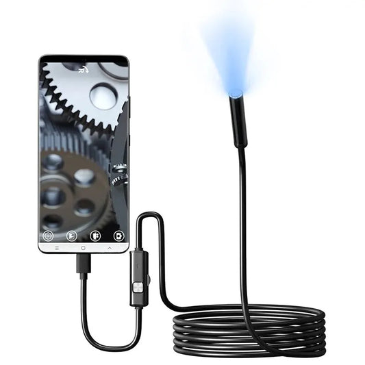 7,0 mm Typ-C-Endoskopkamera – IP67 wasserdicht – flexible USB-Android-Inspektionskamera mit 6 LEDs