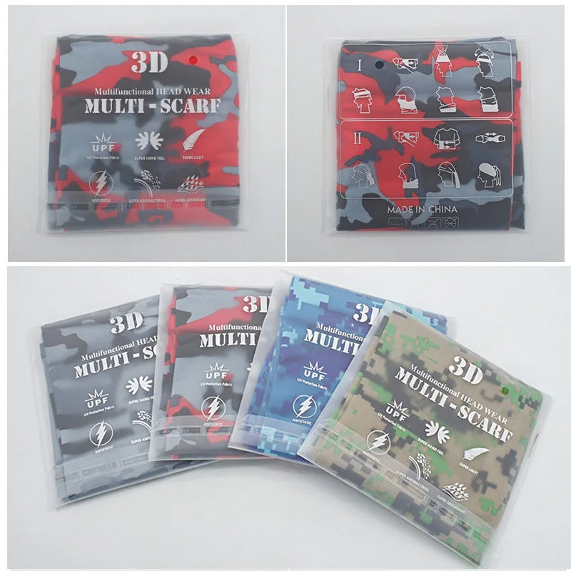 Outdoor Sport Bandana – Militair Tube Sjaal voor Vissen, Fietsen & Wandelen – Tactical Neck Gaiter & Halve Masker voor Mannen & Vrouwen