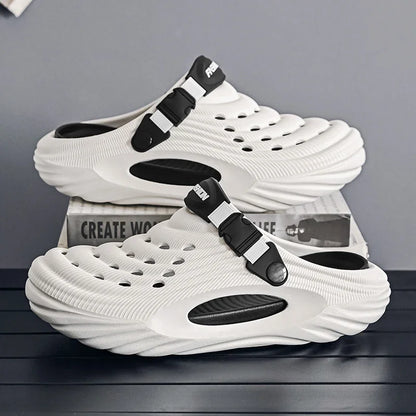 Unisex Zomer Slippers – Comfortabele Slip-On Clogs met Platform, Anti-Slip EVA Zool voor Strand en Casual Gebruik