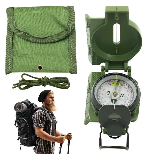 Wasserfester und sanddichter Campingkompass – Navigationshilfe für Expeditionen und zum Kartenlesen