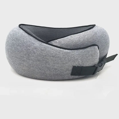 360° Nekkussen - Reiskussen - Comfortabel, Draagbaar Neksteun Kussen, Effen Kleur, Zacht & Veerkrachtig, Afneembaar en Wasbaa