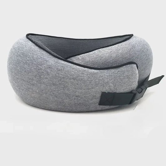 360° Nekkussen - Reiskussen - Comfortabel, Draagbaar Neksteun Kussen, Effen Kleur, Zacht & Veerkrachtig, Afneembaar en Wasbaa