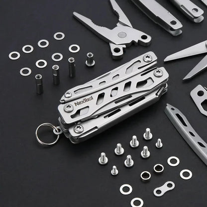 NexTool Mini Flagship 10-in-1 Multitool – Multifunctionele Vouwbare EDC Handgereedschap voor Outdoor en Dagelijks Gebruik
