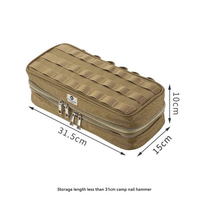 Dikke Polyester Waterdichte Handtas | Outdoor Camping Dubbel-laags Multifunctionele Tactische Opbergtas