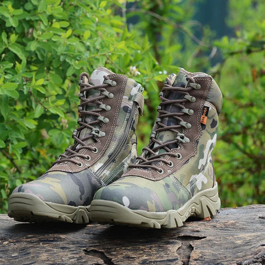 Tactische Legerlaarzen Heren – Waterdichte Outdoor Werkschoenen & Hiking Boots