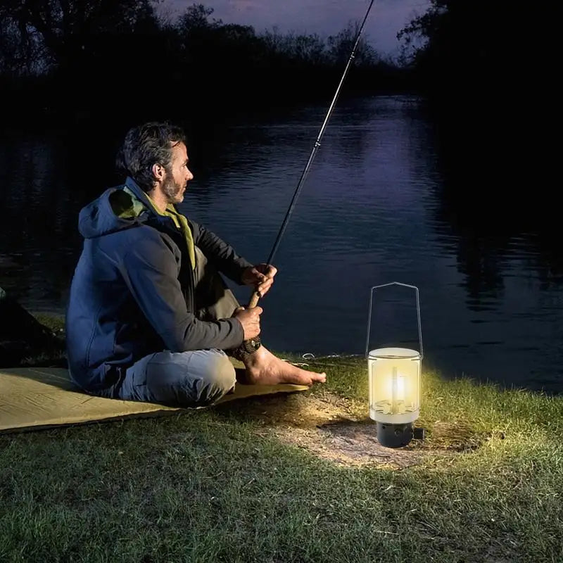 Propaan Lantaarn voor Kamperen | Elektronische Ontsteking | Draagbare Tentlamp