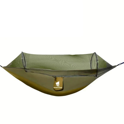 Waterdichte Nylon Hangmat - Anti-Muggen Outdoor Camping Hangmat met Zonnebescherming