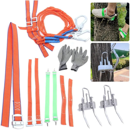 Klimstijgijzers met Gordel – Boomklim Accessoire voor Bosbouw en Fruitpluk