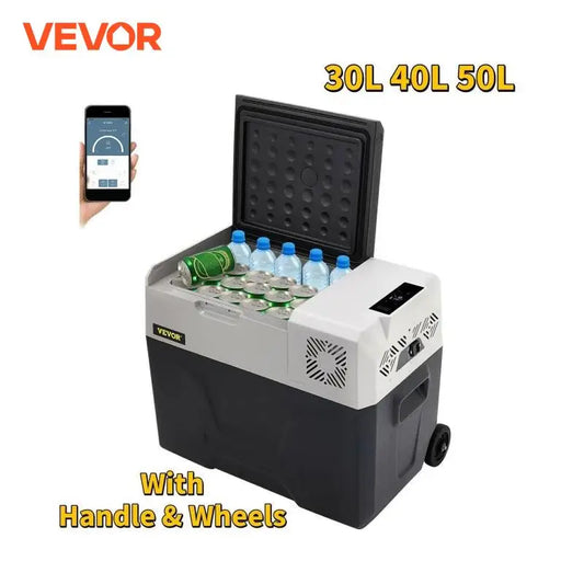 30L/40L/50L Draagbare Auto Koelkast – Mini Compressor Koelbox voor Camping & Roadtrips
