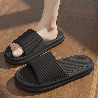 Nieuwe Heren EVA Slides - Non-Slip Open Teen Slippers, Sneldrogend voor Binnen, Douche en Wandelen