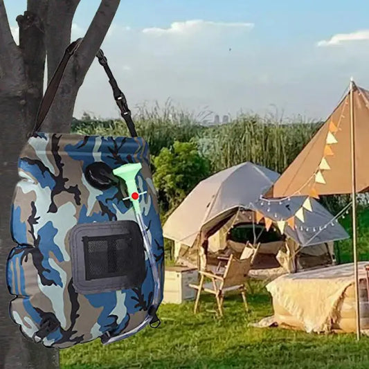 Draagbare Solar Camping Douchezak 20L – Zonneverwarmde Outdoor Douche voor Kamperen & Hiking