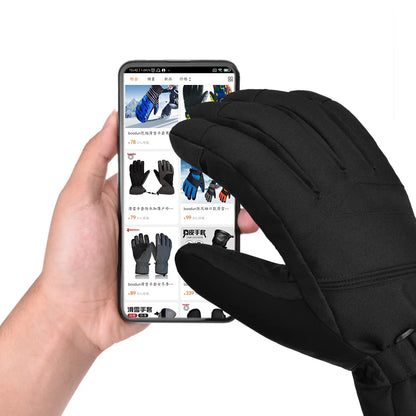 Wasserdichte Ski- und Snowboardhandschuhe mit Touchscreen – 3M Thinsulate Winterhandschuhe für Motorrad und Wintersport