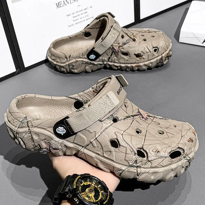 Heren Slippers – Lichtgewicht Outdoor Casual Sandalen met Anti-slip EVA Zool en Platform, Klassiek en Comfortabel