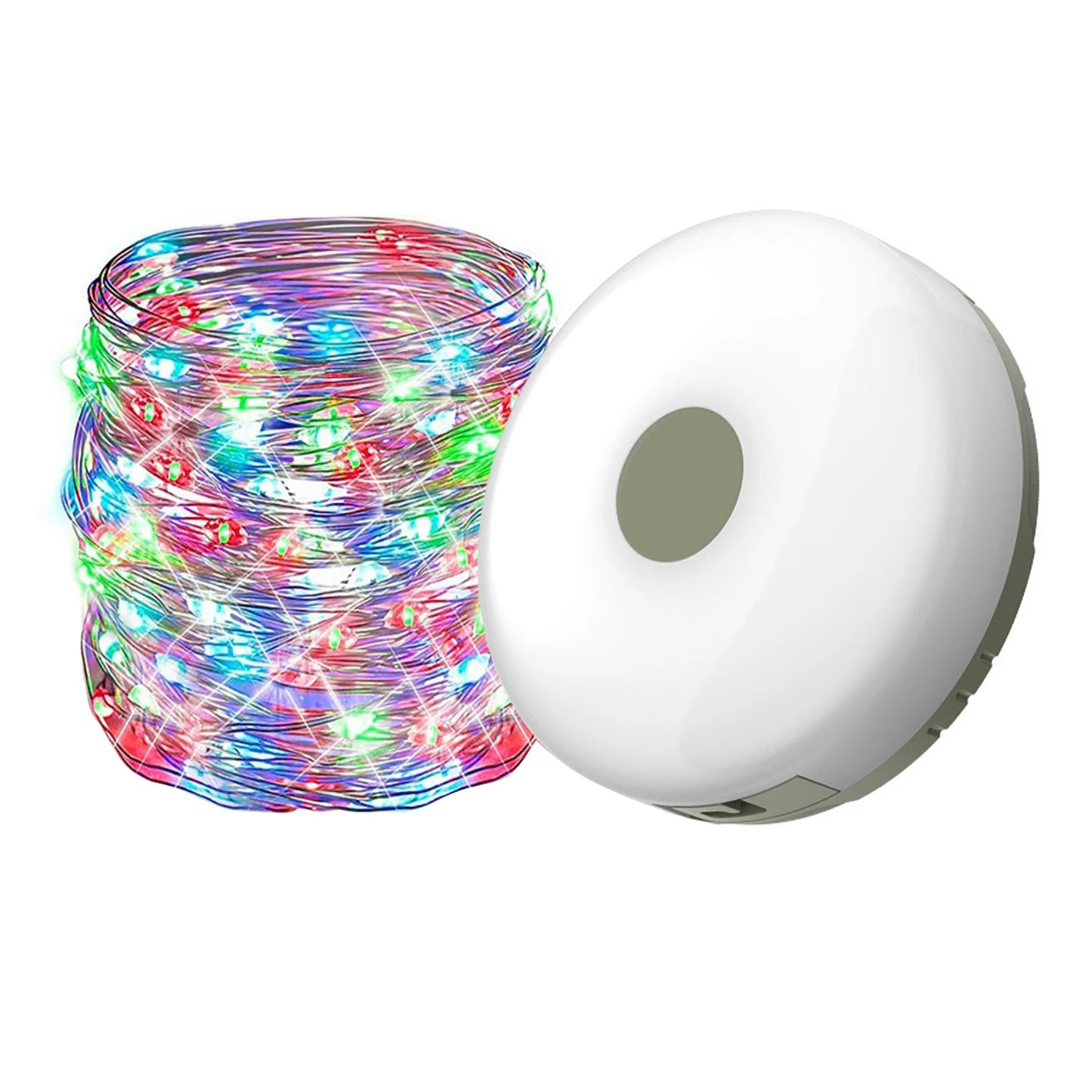 USB Oplaadbare Campinglamp | LED Tentlamp met Magneet & Haak | 10M Lichtstrip (Warm Licht + RGB)