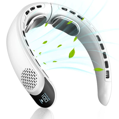 Draagbare Mini Nekventilator | 4000mAh Oplaadbare Bladloze Airconditioner | Stil & Draagbaar voor Zomer