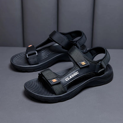 Outdoor Herensandalen – Waterbestendige Gladiator Slippers met Boogsteun, Antislip Rubberzool en Open Teen